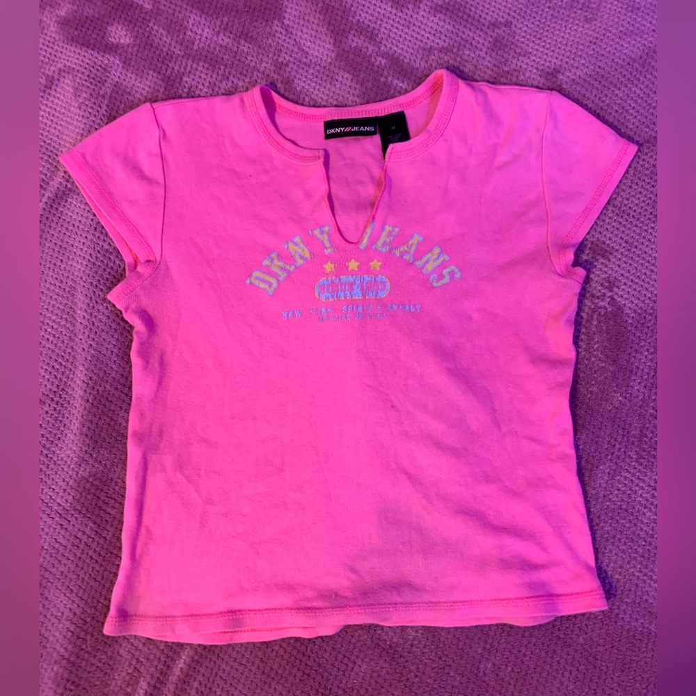 DKNY Jeans Pink Top
